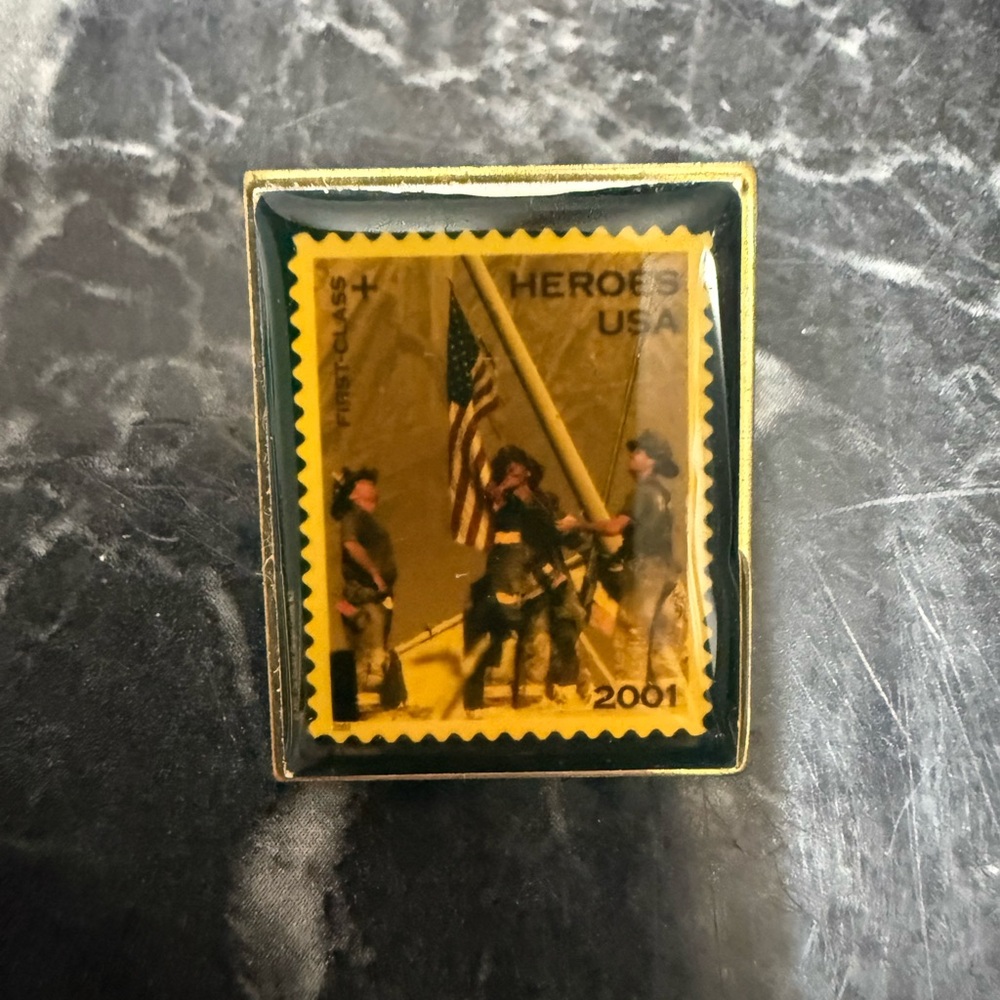 Vintage USPS 9/11 stamp lapel pin